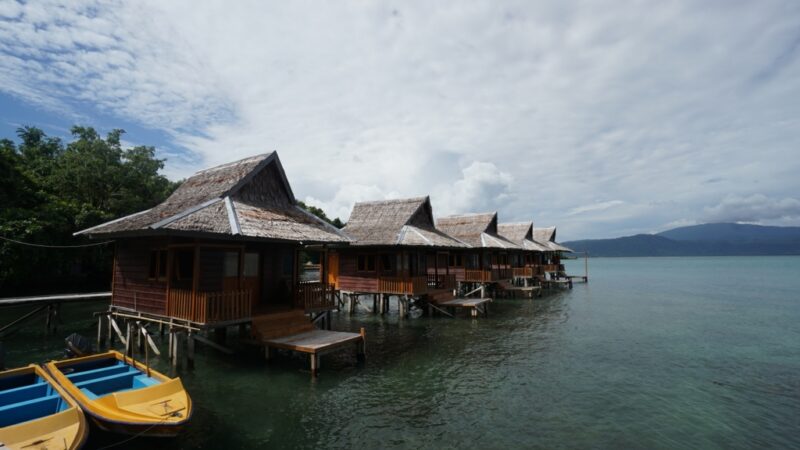Lokasi Wisata teluk Rapa Desa bobanehena.