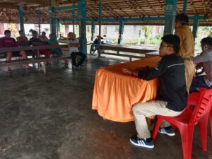 Sosialisasi yang dilakukan Dinsos di Kecamatan Sahu Timur.