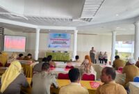 Kepala BPKAD Ahmad Purbaya saat membuka Bimtek RKBMD di Hotel Bukit Pelangi Ternate,  Senin (5/9/2022)