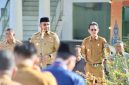 Apel Gabungan yang dipimpin langsun Bupati Bassam Kasuba, Senin (6/10/2025)