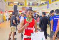 Petinju asal Halbar Zulfiqra Samsudin.