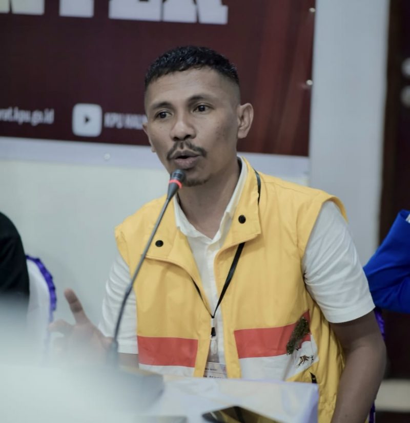 Ketua DPD II Partai Golkar Halbar, Fandi Ibrahim.