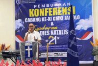 Wakil Bupati, Djufri Muhamad saat menyampaikan sambutan. (Istimewa)