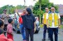 Anggota DPR RI, Irine Yusiana Roba Putri, didampingi Kepala Balai Wilayah Sungai (BWS) Maluku Utara M. Saleh Talib dan Kepala Balai Penataan Bangunan, Prasarana dan Kawasan (BPBPK) Maluku Utara Sahdin Hi Husen. (Yadi)