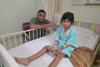 Salah satu pasien yang kini mendapatkan perawatan di Jakarta. (Tim NHM)