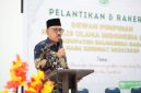 Bupati James Uang, saat menyampaikan sambutan di rakerda MUI Halbar. (Mardi)