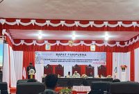 Suasana Peripurna Persetujuan APBD 2026